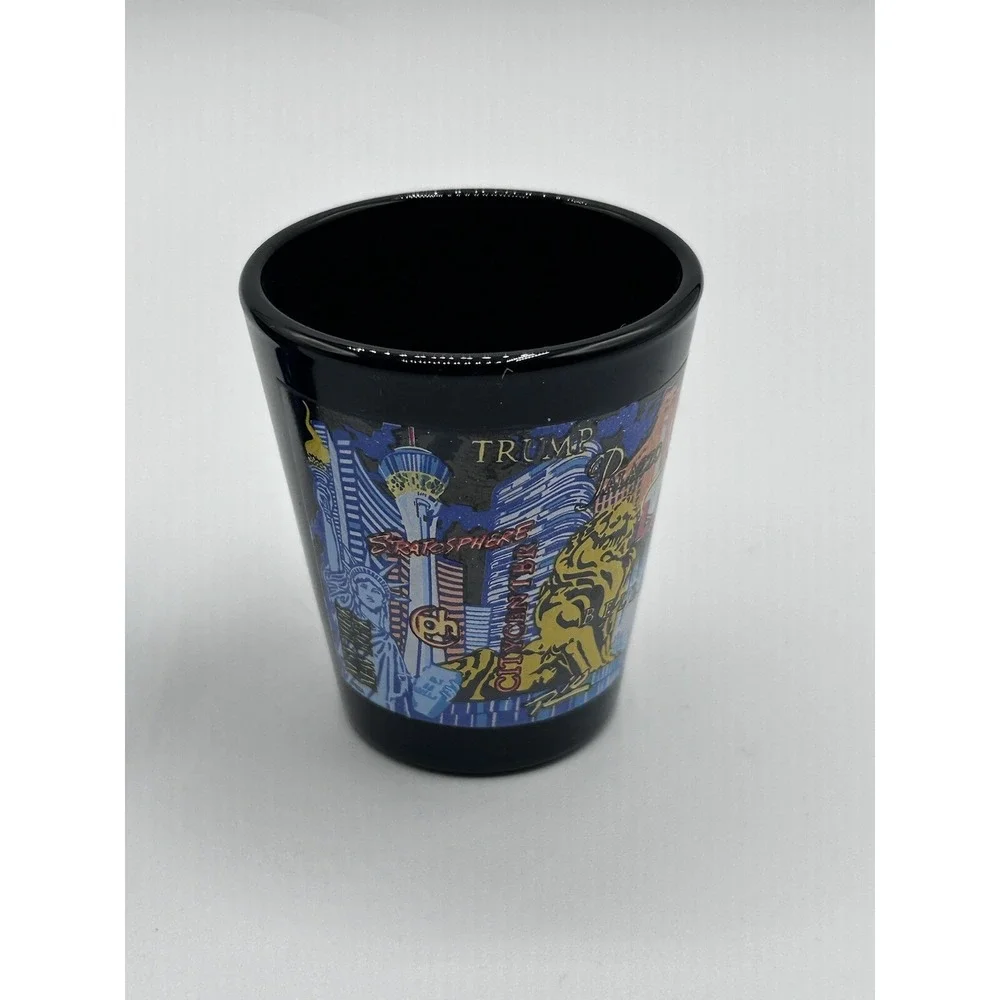 Las Vegas Sin City Dice Novelty Shot Glass Set Of 2‎